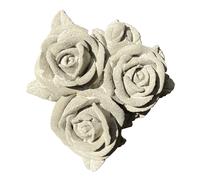 Figura IN Calcestruzzo Bouquet - Fatto Mano Decorazione per Giardino E Casa Rose