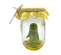 Figura in di cetriolo - in miniatura urla cetriolo, divertente decorazione in | Cetriolo creativo elegante fatto a mano per scrivania, soggiorno, comodo e adatto ai viaggi, Pefect