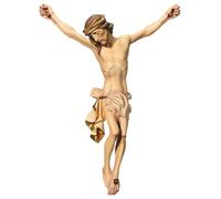 Figura IN Legno Gesù Cristo per Crocifisso / Croce " Leonardo " H 25 CM Statua