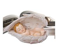 Figura In Resina Realistica Che Dorme Gesù Bambino Con Le Di Angelo Scultura Per Vetrine Shelf Shelf Shelftables Scrivatto Di Cassetti | Figure Naturali | Artigianato Di Scultura Religiosa |