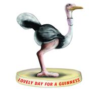 Figura In Resina Struzzo Guinness 135Mm X 95Mm