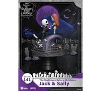 BK D Stage Nightmare Before Christmas Jack & Sally Figura da collezione a tema