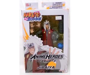 Figura Jiraiya Anime Heroes Bandai Naruto Shippuden 2023 6" Nuova