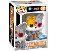 Figura - Jla & Sonic: Funko Pop Heroes - Tails/cyborg (vinyl Figure 594)