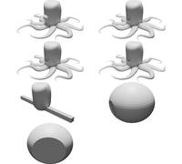 Figura Kraken Flessibile per Fan di Kerbal Space Program - Gadget KSP