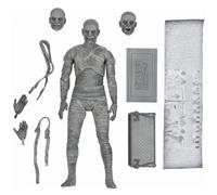 NECA Action Figure Ultimate The Mummy Universal Monsters 18 cm bianco e nero