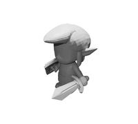 Figura Link Modello da Legend of Zelda Links Awakening Nintendo Stampa 3D