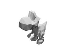Figura Low Poly Yoshi Personaggio Nintendo Modello Decorazione Stampato