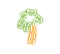 FIGURA LUMINOSA DECORATIVA FOREVER PALM NNE04, Giallo, Verde