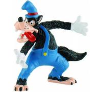 Figura Lupo Bullyland Tre Porcellini Disney 8 cm Dipinta a Mano