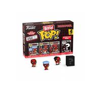 Funko Blister 4 Bitty Pop Figures Marvel Deadpool Bathtime Rosso