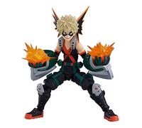 Figura MHA Bakugo Katsuki Action Figure Statua con Accessori Desktop Ornamento Modello Bakugo Katsuki Figura mobile Snodata Viso Cambiabile Figura Anime Figurine da collezione