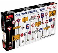 Figura Mignature Tedesco Traffic Signs 1930-40s