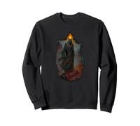 Figura mistica dell'ombra mistica dello Spirito della Lanterna ardente nella Foresta OS Felpa