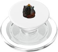 Figura mistica dell'ombra mistica dello spirito della lanterna ardente nella foresta os PopSockets PopGrip per MagSafe