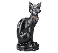Figura mistica di gatto con simboli magici