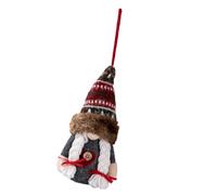 Figura nana della peluche illuminata dell'albero di Natale appeso ornamento incandescente bambola di peluche per la decorazione del partito di festa LED Night Light Figurine per la camera dei bambini