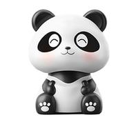 Figura Panda a energia Solare - Panda con Testa oscillante, per Auto per cruscotto | Ornamento Creativo Panda Il cruscotto in Auto, Decorazione per la casa, scrivania, Dolce Regalo