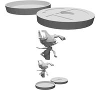 Figura Personaggio Midna per Display Amiibo Nintendo Statua Gioco 3D