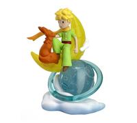 Plastoy Statuetta Il Piccolo Principe E La Volpe sulla Luna