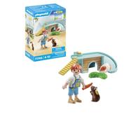 Figura Playmobil 71746 My Life Casa per Porcellini d'India Multicolore Plastica