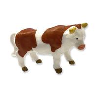 Figura PVC Micro Bull White/Brown degli animali