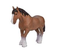 Figura realistica di cavallo Clydesdale bruno chiaro