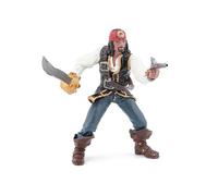 PAPO - Statuetta Pirata con pistola - Mondo dei pirati - Da collezione - per bambini - Ragazzi e ragazze - dai 3 anni in su