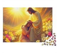 Figura Religiosa Puzzle per Adulti Puzzle 1000 Pezzi Scena di Conforto Gioco di Puzzle 1000 Pezzi Carta Rilassante Regalo 70x50cm/1000pcs