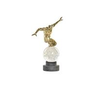 FIGURA RESINA CRISTAL 28X12X38 HOMBRE DORADO