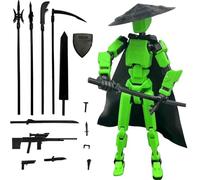 Figura robot stampata - giocattolo 3D futuristico unico, bot da collezione fantascientifico posabile | Decorazioni del desktop a da stress collezionabile modello di design meccanico realistic
