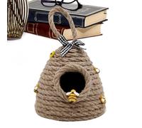 Figura rustica di Miele - Pendente di Pendenti Tessuto a Mano, Accento Vassoio Materiale di Paglia | Decorazione del Campo del Partito a Temi della Fattoria, Scaffale per Case Portico