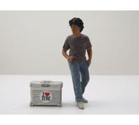Figura Rwb Legend Akira Nakai-San Valigia per 1:18 Modelli American Diorama