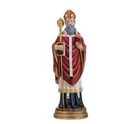 Figura Sant'Agostino 30 Cm. Base In Resina Dottore Della Chiesa