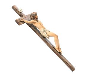 Figura statua di Cristo - Scultura in resina da 24,4 cm, decorazione murale religiosa, accessorio per la casa sacra, ornamento per stanza spirituale, arte pasquale | Statua di Cristo da 24,4 cm, scult