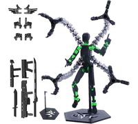 Figura T13 ACTION montata e pronta. Robot articolato a più giunture, personaggio da collezione mobile per decorazione di casa e ufficio