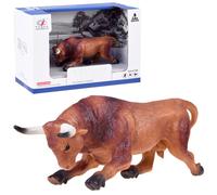 Figura Toro Marrone Serie Animali Fattoria