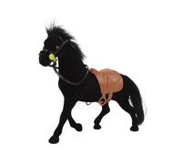 Figura vellutata di cavallo nero Fattoria