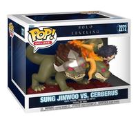 Figura Vinile Funko Pop Deluxe Solo Leveling Jinwoo Vs Cerberus