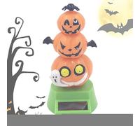 Figuras De Halloween Bailarinas Solares, Figuras Solares Bailarinas Halloween, Calabaza Bailarina Con Energía Solar Para,Adorno Oscilante De Miedo, Regalo De Fiesta Y Decoración Para Coche
