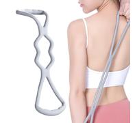 Figure 8 Resistance Band, Fitness Bands, 14.96x0.47x3.15 inches, Arm Exercise with Non Slip Handles, Pulling Rope for Yoga Pilates Training, Workout Equipment Wife Mother Girlfriend Living Room Dorm