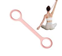 Figure 8 Resistance Band | Silicone Elastic Workout Rope | 15 Lbs Resistance Bands Handles | for Home Gym Fitness Exercise Yoga Training Arm Shoulder Back
