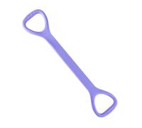 Figure 8 Resistance Band - Silicone Elastic Workout Straps with Handles | Portable Exercise Resistance Bands for Home Gym Yoga Pilates, Upper & Lower Body Arm Back Chest Leg Strength Training