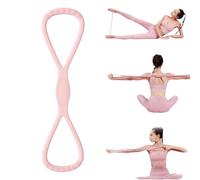 Figure 8 Resistance Bands for Women, 8 Shaped Resistance Band for Arms, Resistance Bands Figure 8, For Working Out, Arm, Chest Expander Strap, Full Body Yoga Pullings Rope (Pink 35 lbs)