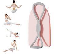 Figure 8 Resistance Bands with Handles - Unbreakable Chest Expander for Arms/Back, Luminous Fitness Band Portable Muscle Trainer for Beginners to Athletes (Gray 35p)