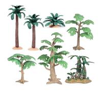 Figure Albero In Miniatura Per Paesaggio Modello - 7 Pezzi Piante Artificiali Paesaggio Figure Diorama Accessori | Scenario Paesaggio Albero Modelli | Per Donne, Uomini, Bambini, Adulti, Amici E Il