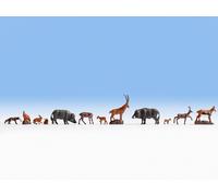 Animali della foresta 12 animali HO NH15745 - noch modellismo