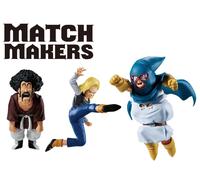 Figure Banpresto-Dragon Ball Z-Mighty Mask/Android 18 & Mr. Satan Match Makers