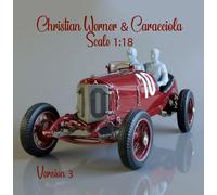 Figure Caracciola e Werner per 1:18 CMC Mercedes Targa Florio SSK NO AUTO. V3