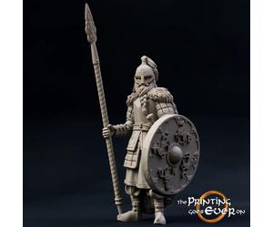 Figure cavalieri medievali, modelli 75mm Guerrieri della Marca non dipinti